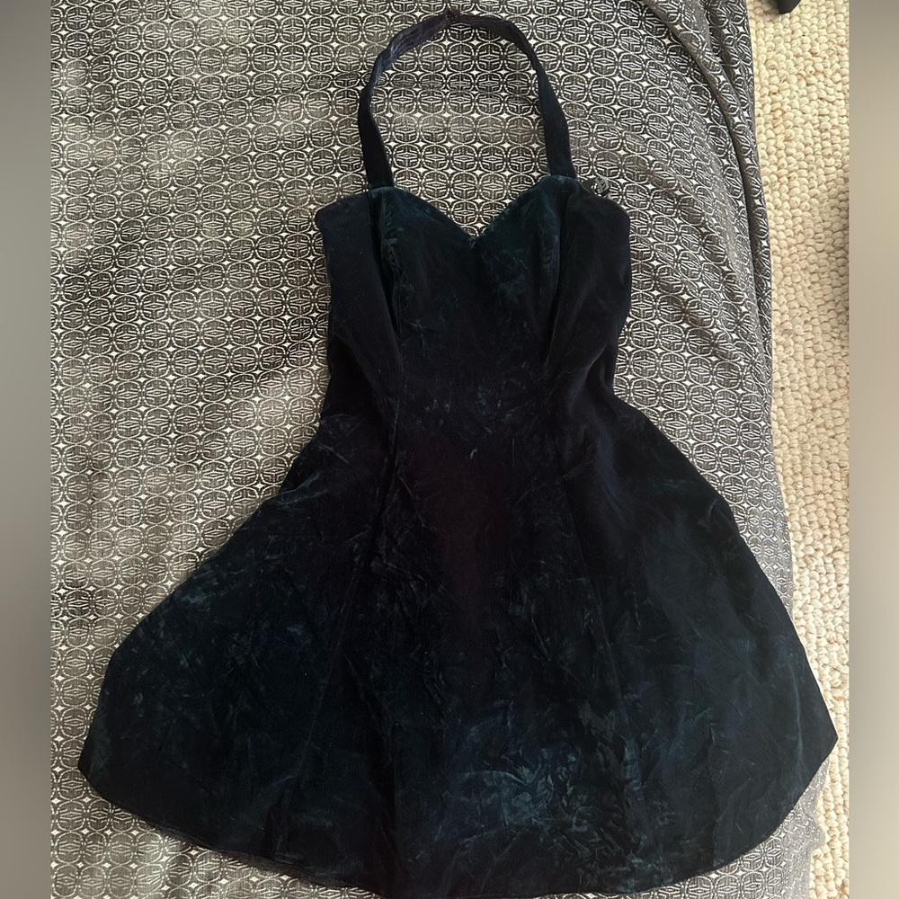 Vintage ZUM ZUM Sweetheart Velvet Dress